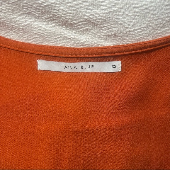 Rust Deep V Romper - Picture 3 of 8